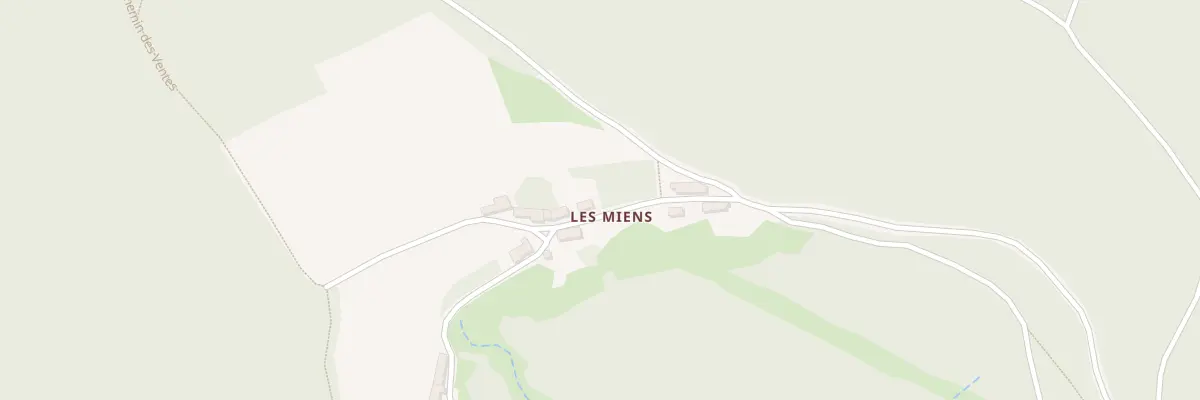 Plan du 4 Les Miens à Anost