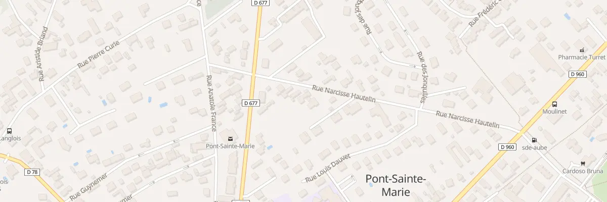 Plan du 8 Rue Narcisse Hautelin à Pont-Sainte-Marie
