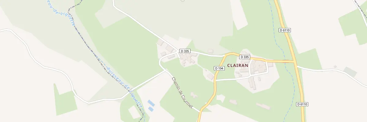 Plan du 5074 Clairan à Cannes-et-Clairan