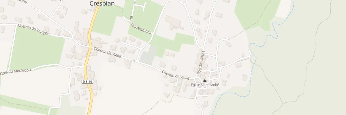 Plan du 5251 Vielle à Crespian