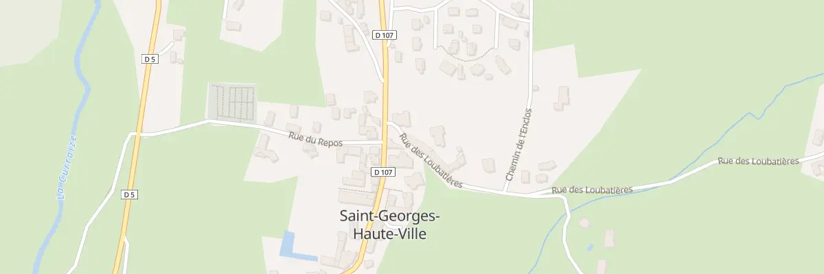 Plan du 3 Rue des Loubatières à Saint-Georges-Haute-Ville