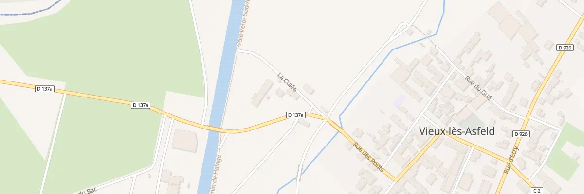Plan du 7 Rue des Ponts à Vieux-lès-Asfeld