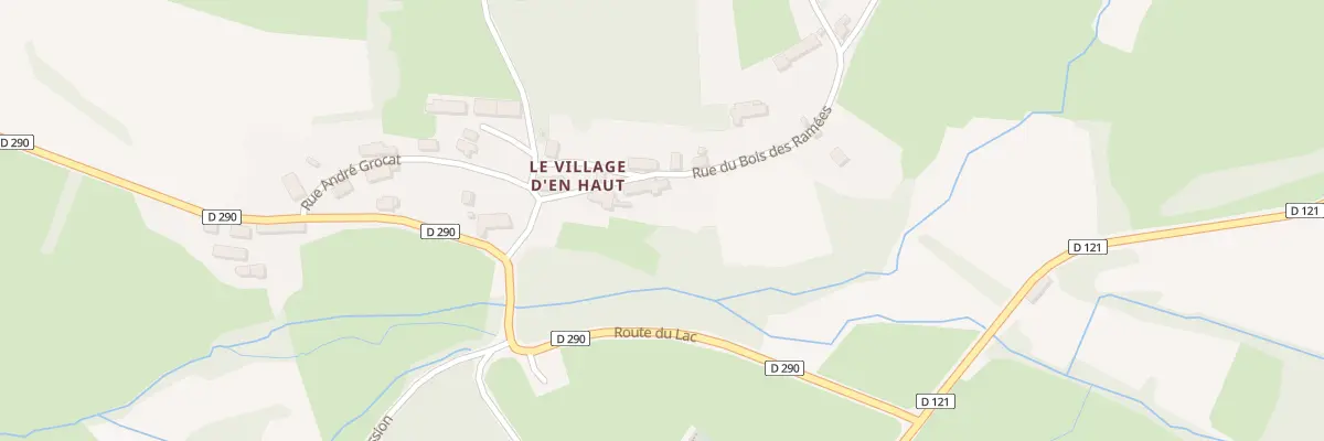 Plan du 39 Le Village d’En Haut à Gien-sur-Cure