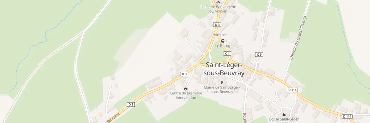 Plan du 5298 Le Bourg à Saint-Léger-sous-Beuvray