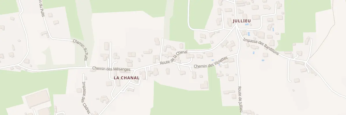 Plan du 891 Rte de la Chanal à Saint-Étienne-le-Molard