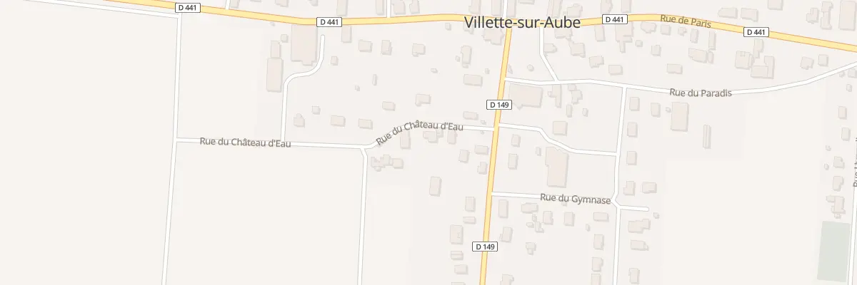 Plan du 4 Rue du Chateau d’Eau à Villette-sur-Aube