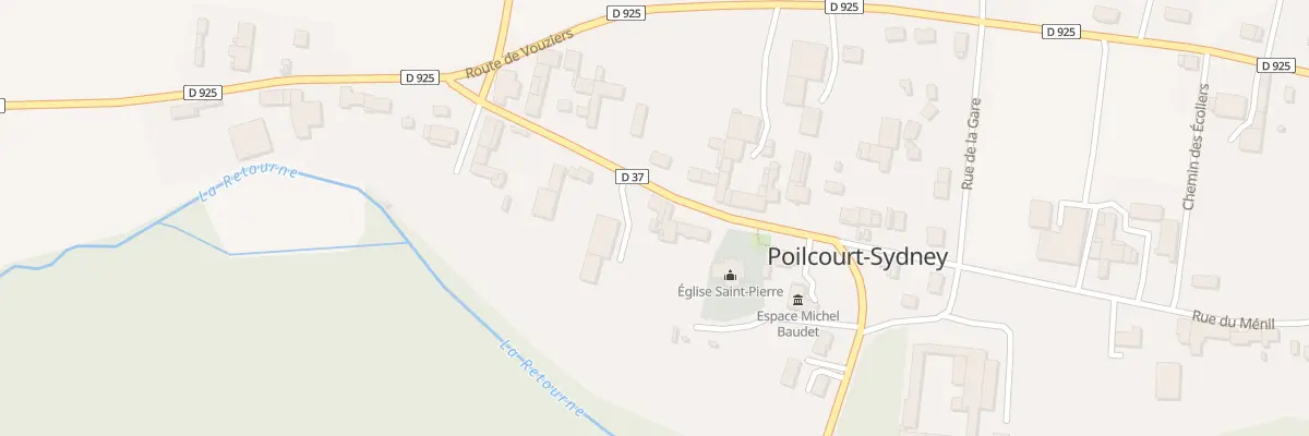 Plan du 5004 Le Bourg à Poilcourt-Sydney