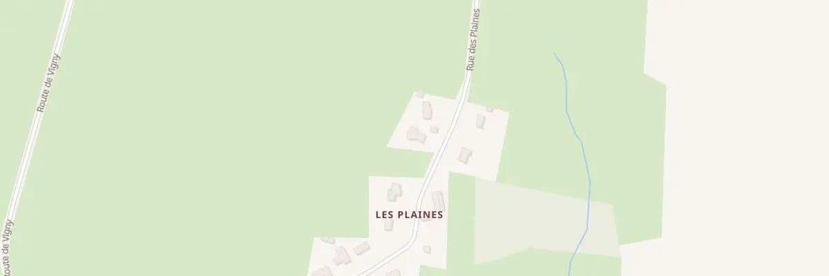 Plan du 607 Rue des Plaines à Saint-Léger-lès-Paray