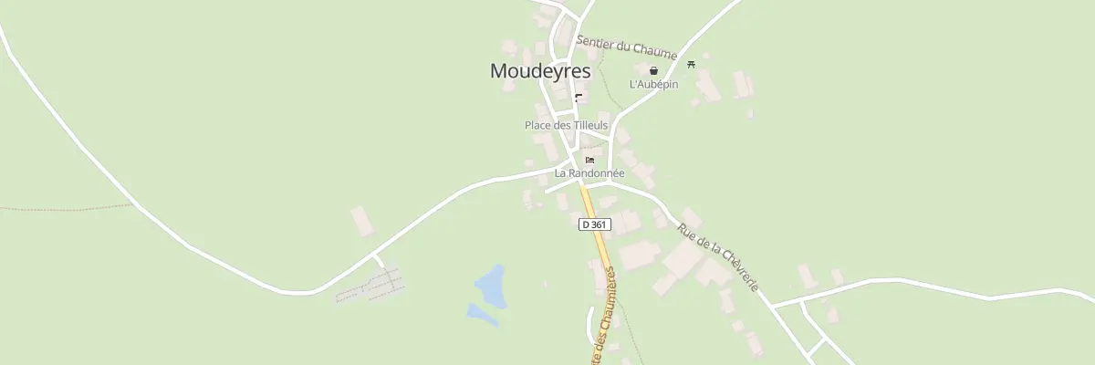 Plan du 8 Imp des Jardins à Moudeyres