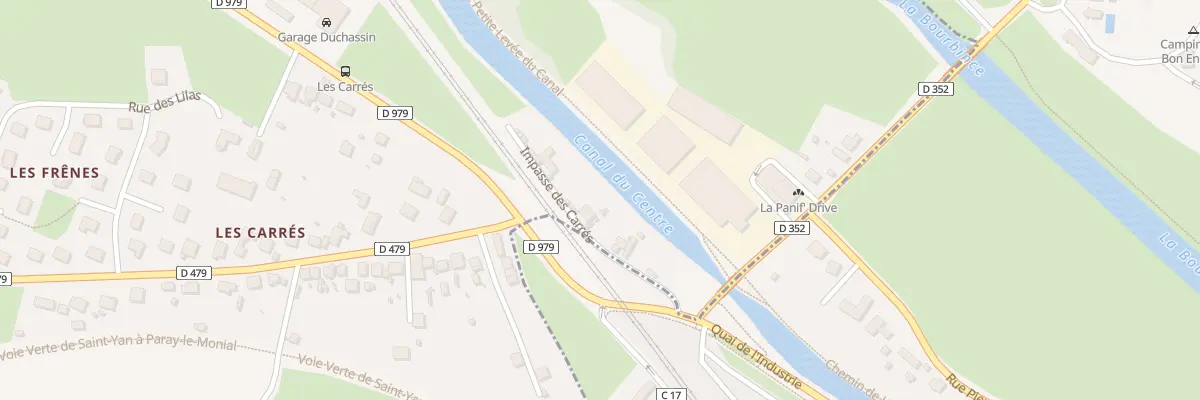 Plan du 6 Imp des Carrés à Vitry-en-Charollais