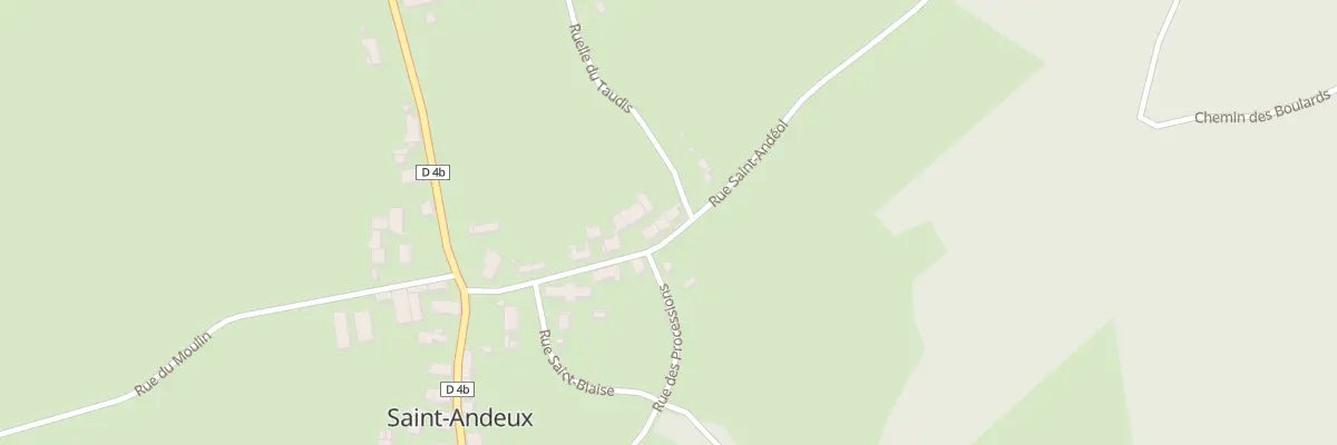 Plan du 9 Rue Saint - Andéol à Saint-Andeux