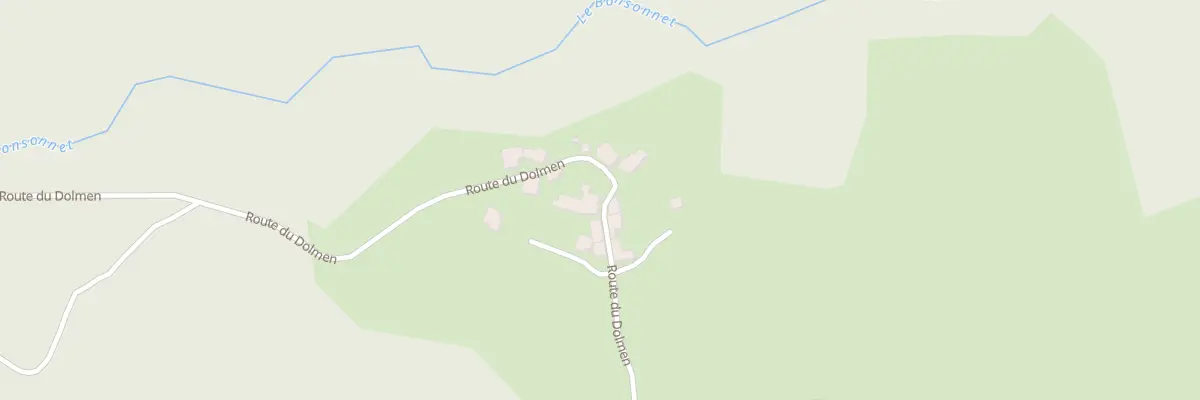 Plan du 1490 Rte du Dolmen à Luriecq