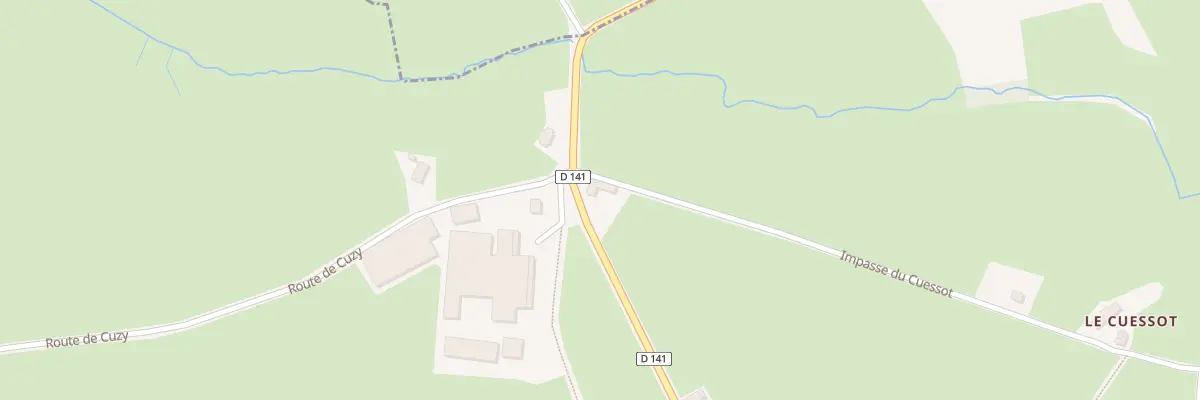 Plan du 5119 Commune des Lorthelots à Charbonnat