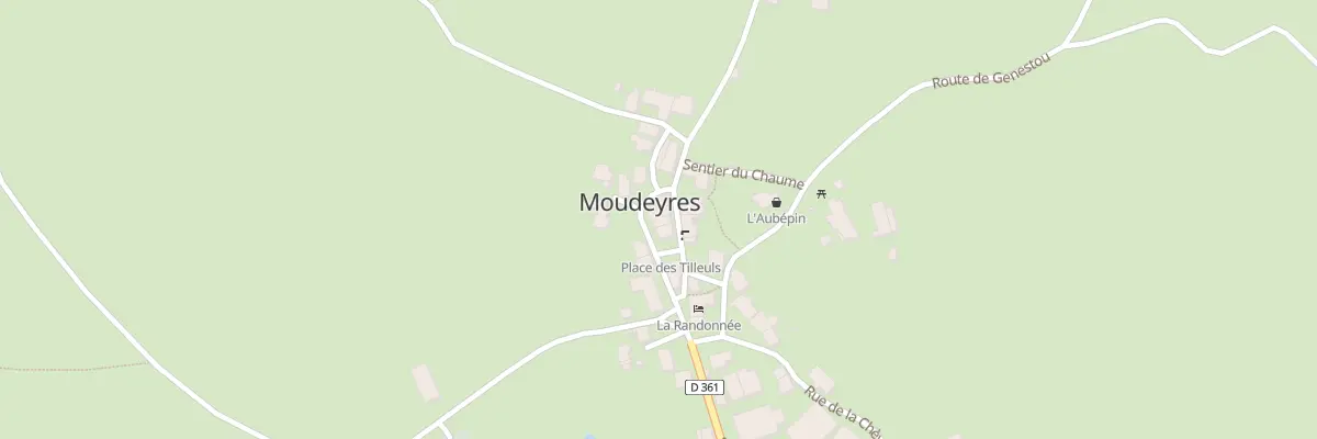 Plan du 5039 Le Bourg à Moudeyres