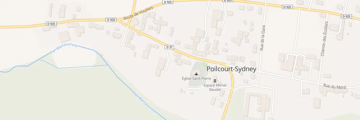 Plan du 14 Rue de l’Eglise à Poilcourt-Sydney