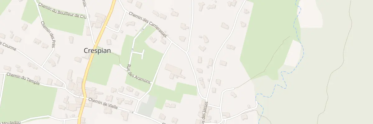 Plan du 274 Che des Carrierasses à Crespian