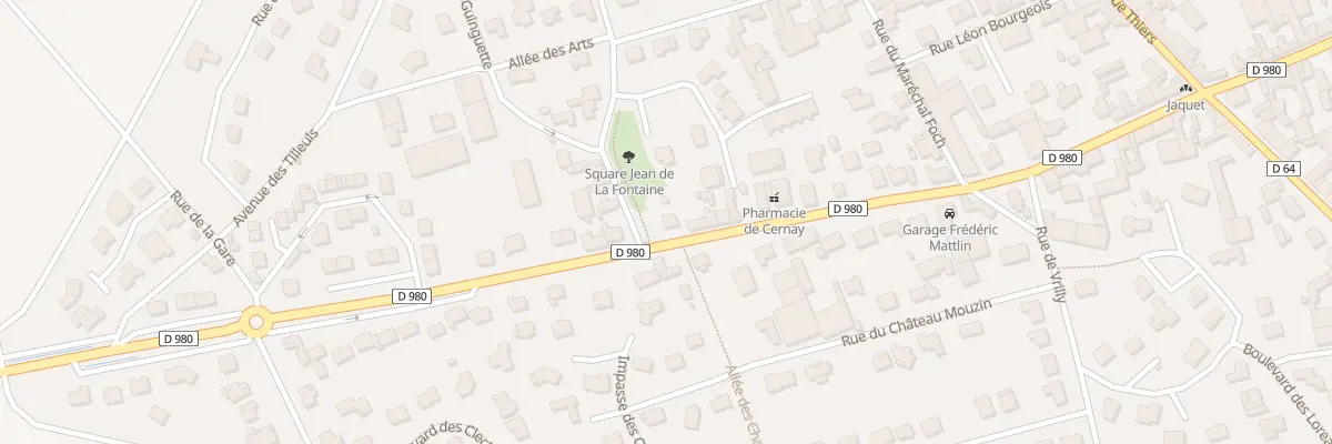 Plan du 30 Rue Charles de Gaulle à Cernay-lès-Reims
