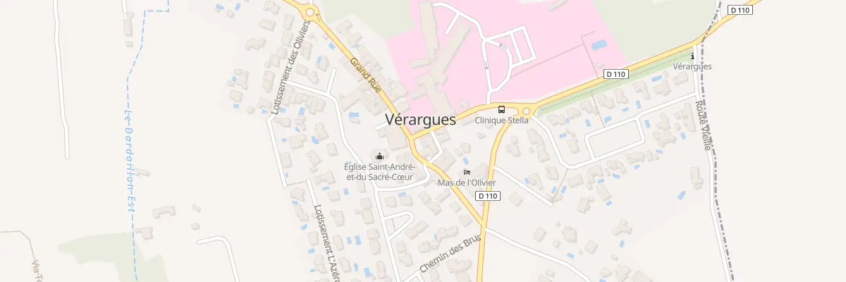 Plan du 5031 Pl de l’Eglise - Verargues à Entre-Vignes