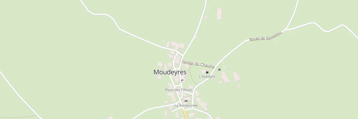 Plan du 5035 Le Bourg à Moudeyres