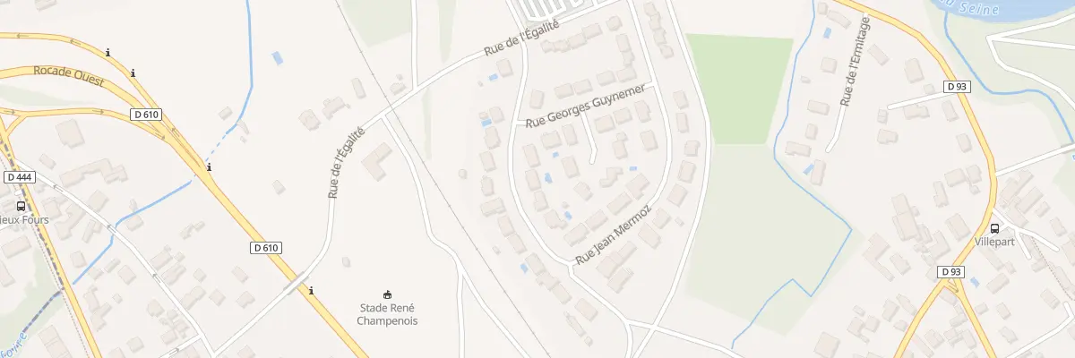 Plan du 5 Rue Antoine de Saint Exupéry à Bréviandes