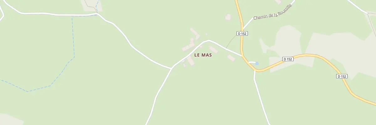 Plan du 5148 Le Mas à Queyrières