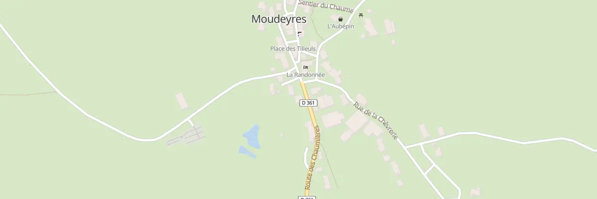 Plan du 5007 Le Bourg à Moudeyres