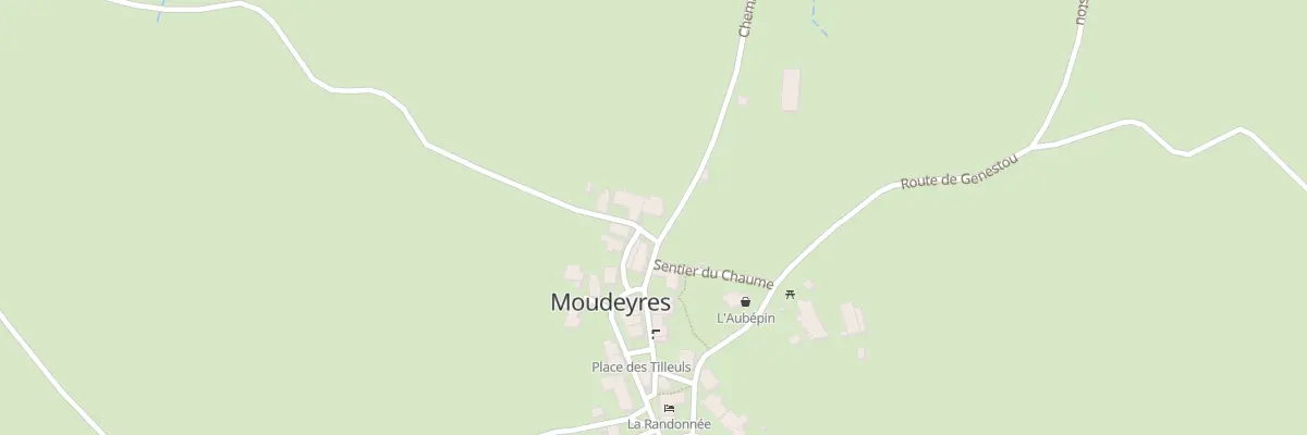Plan du 5019 Le Bourg à Moudeyres