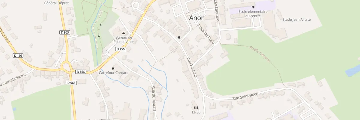 Plan du 14A Rue Pasteur à Anor