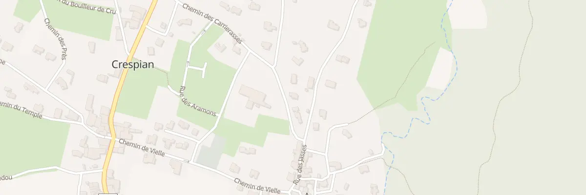 Plan du 5276 Le Puech et Bertagnac à Crespian
