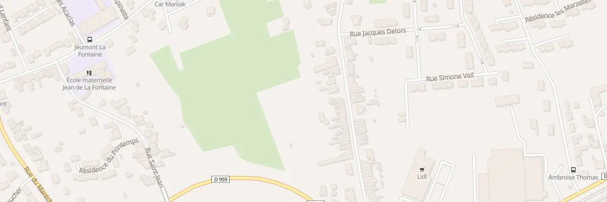 Plan du 348 Rue Victor Basch à Jeumont