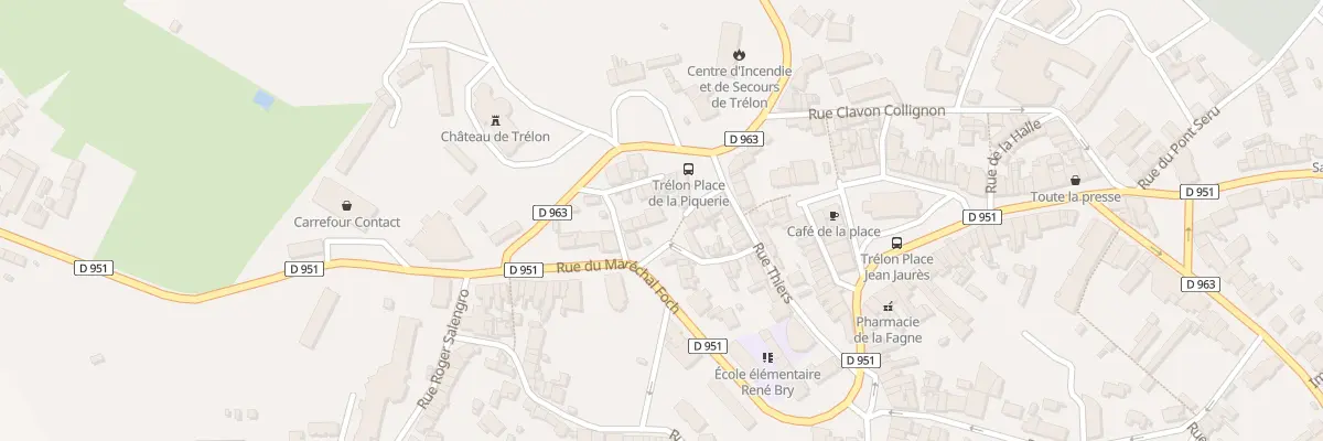 Plan du 4 Rue du Terne à Trélon