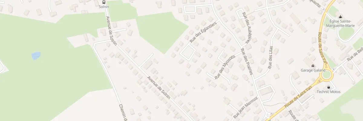 Plan du 16 Rue des Eglantiers à Paray-le-Monial