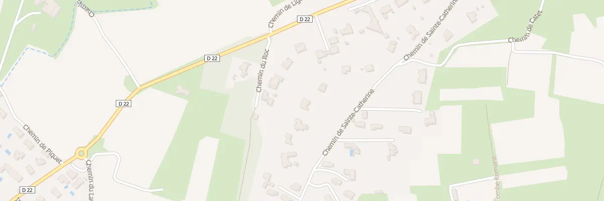 Plan du 121 Che de Ste Catherine à Villevieille