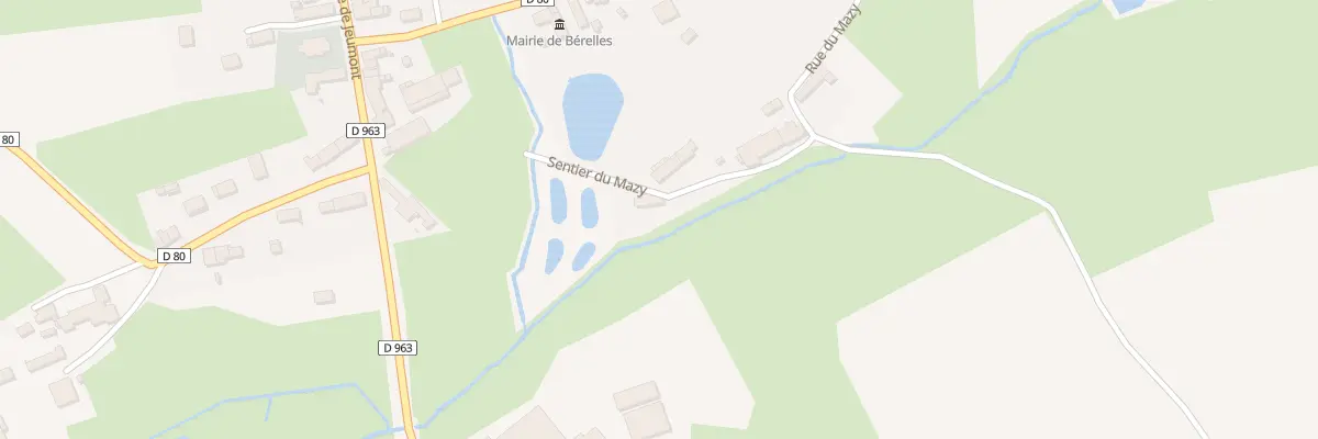 Plan du 7 Rue du Mazy à Bérelles