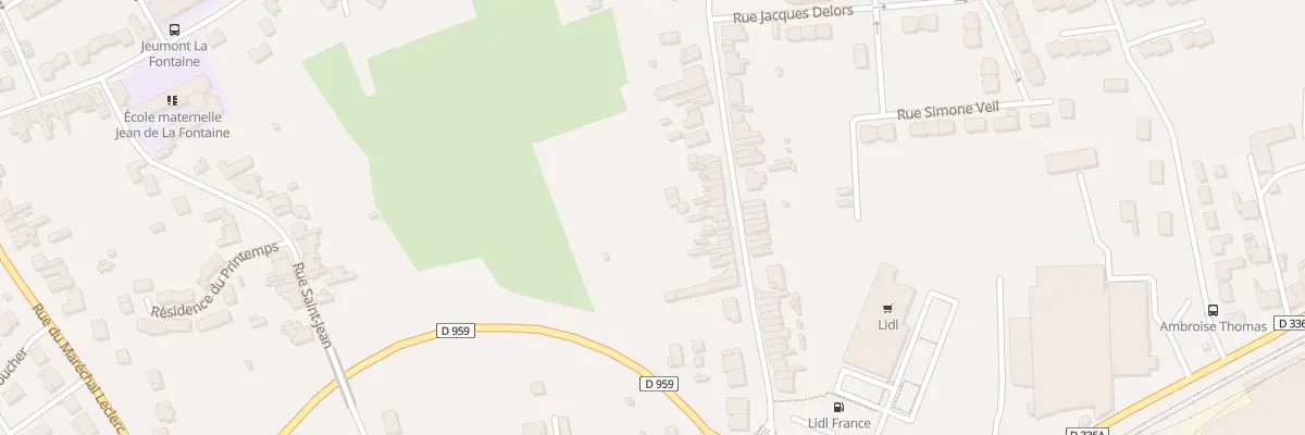 Plan du 300 Rue Victor Basch à Jeumont