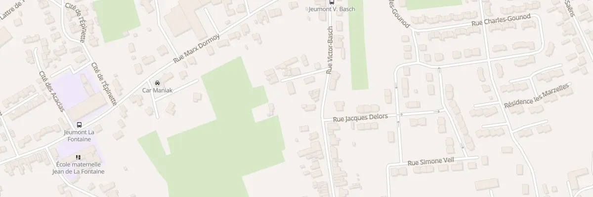 Plan du 476 Rue Victor Basch à Jeumont