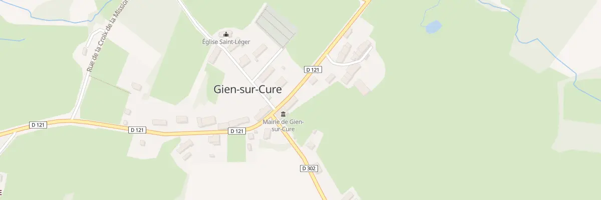 Plan du 25 Champs du Puits à Gien-sur-Cure