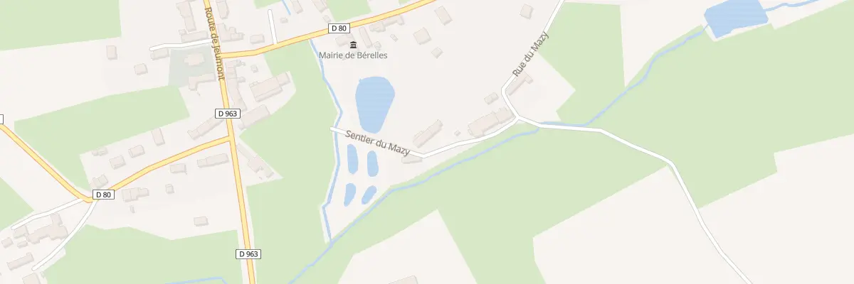 Plan du 12 Rue du Mazy à Bérelles