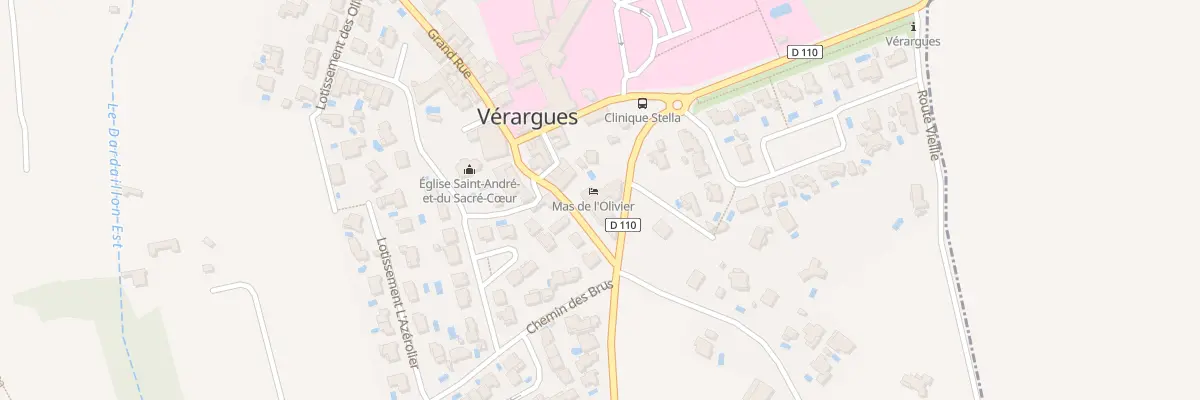 Plan du 5177F Rue de la Bouvine - Verargues à Entre-Vignes