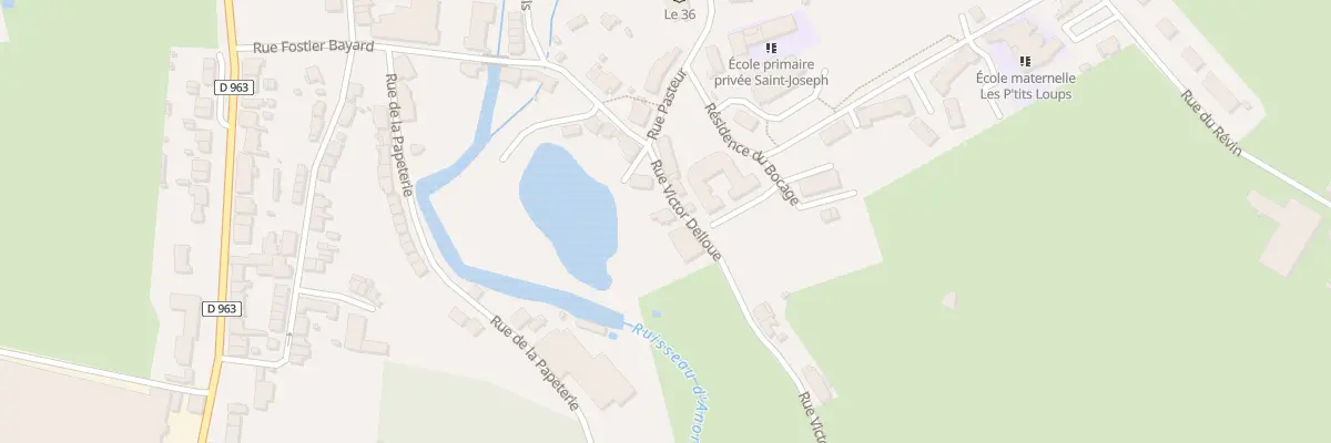 Plan du 4 Rue Victor Delloue à Anor