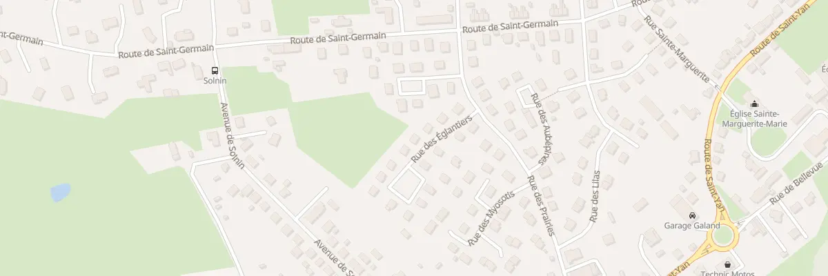 Plan du 6 Rue des Eglantiers à Paray-le-Monial