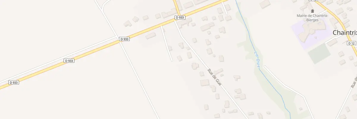 Plan du 2T Rue du Gue à Chaintrix-Bierges