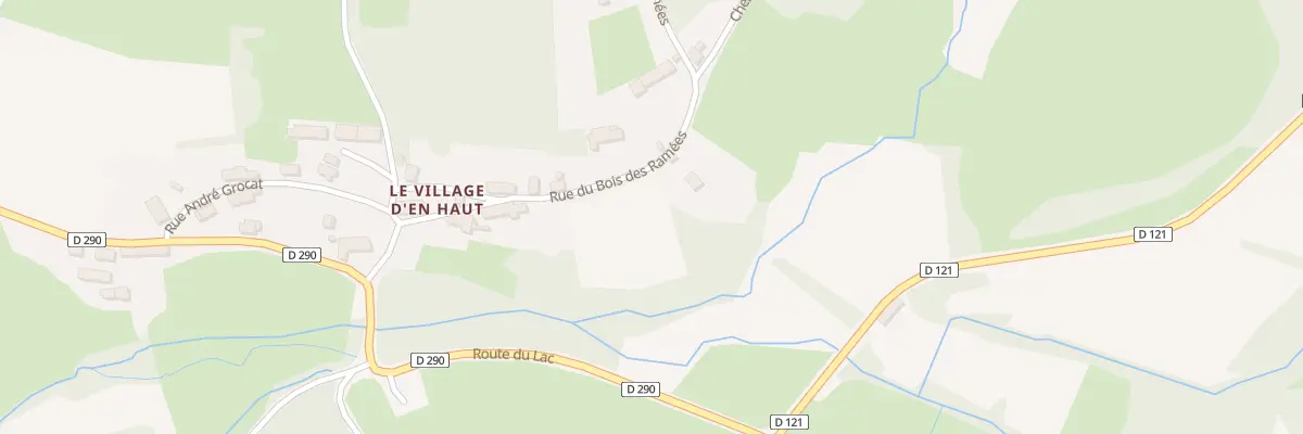 Plan du 31 Le Village d’En Haut à Gien-sur-Cure
