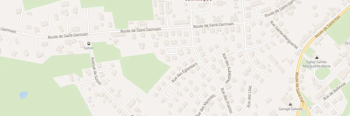 Plan du 5 Rue des Rosiers à Paray-le-Monial