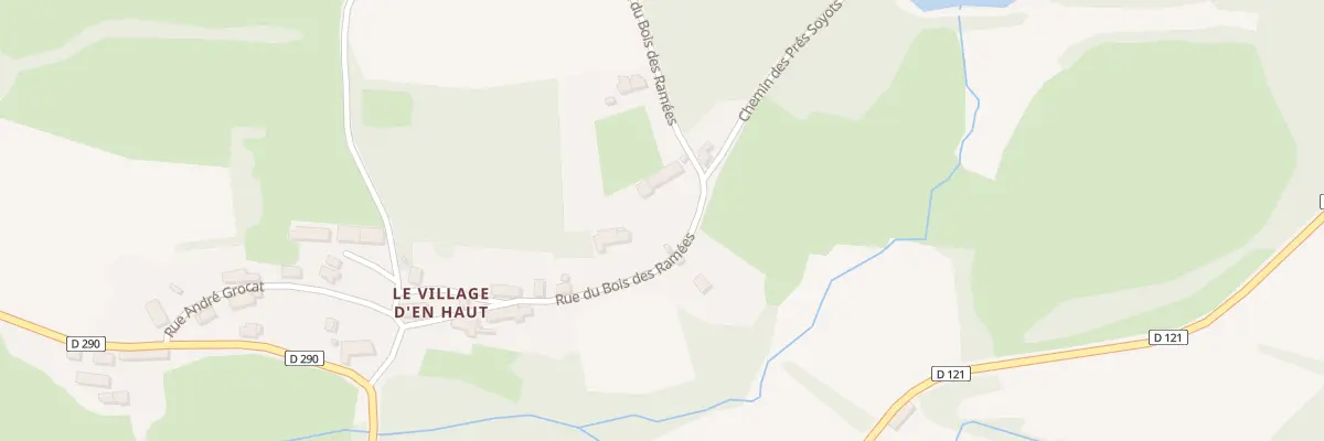 Plan du 36 Le Village d’En Haut à Gien-sur-Cure