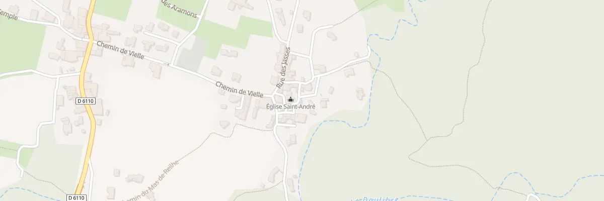 Plan du 2 Rue du Pigeonnier à Crespian