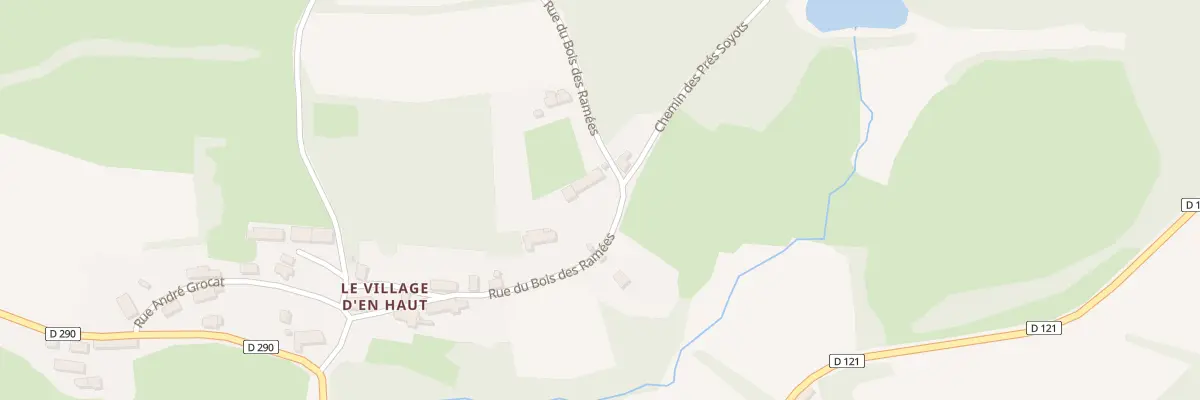 Plan du 37 Le Village d’En Haut à Gien-sur-Cure