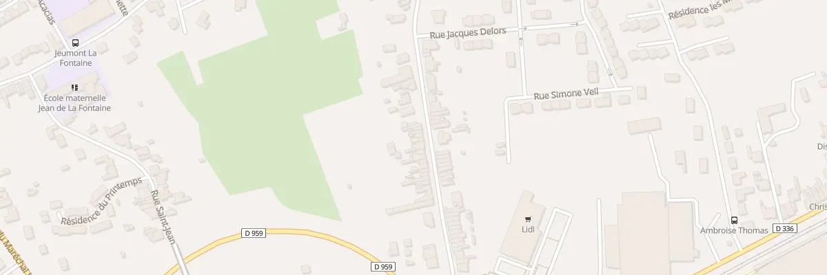 Plan du 320 Rue Victor Basch à Jeumont