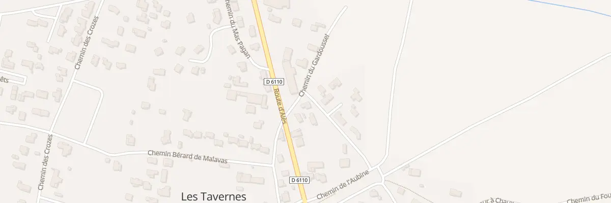 Plan du 10 Che du Gardoussel à Ribaute-les-Tavernes