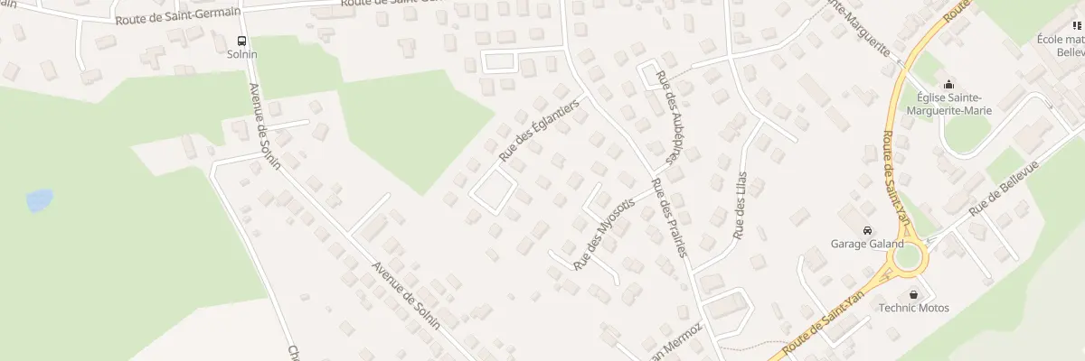 Plan du 9 Rue des Eglantiers à Paray-le-Monial